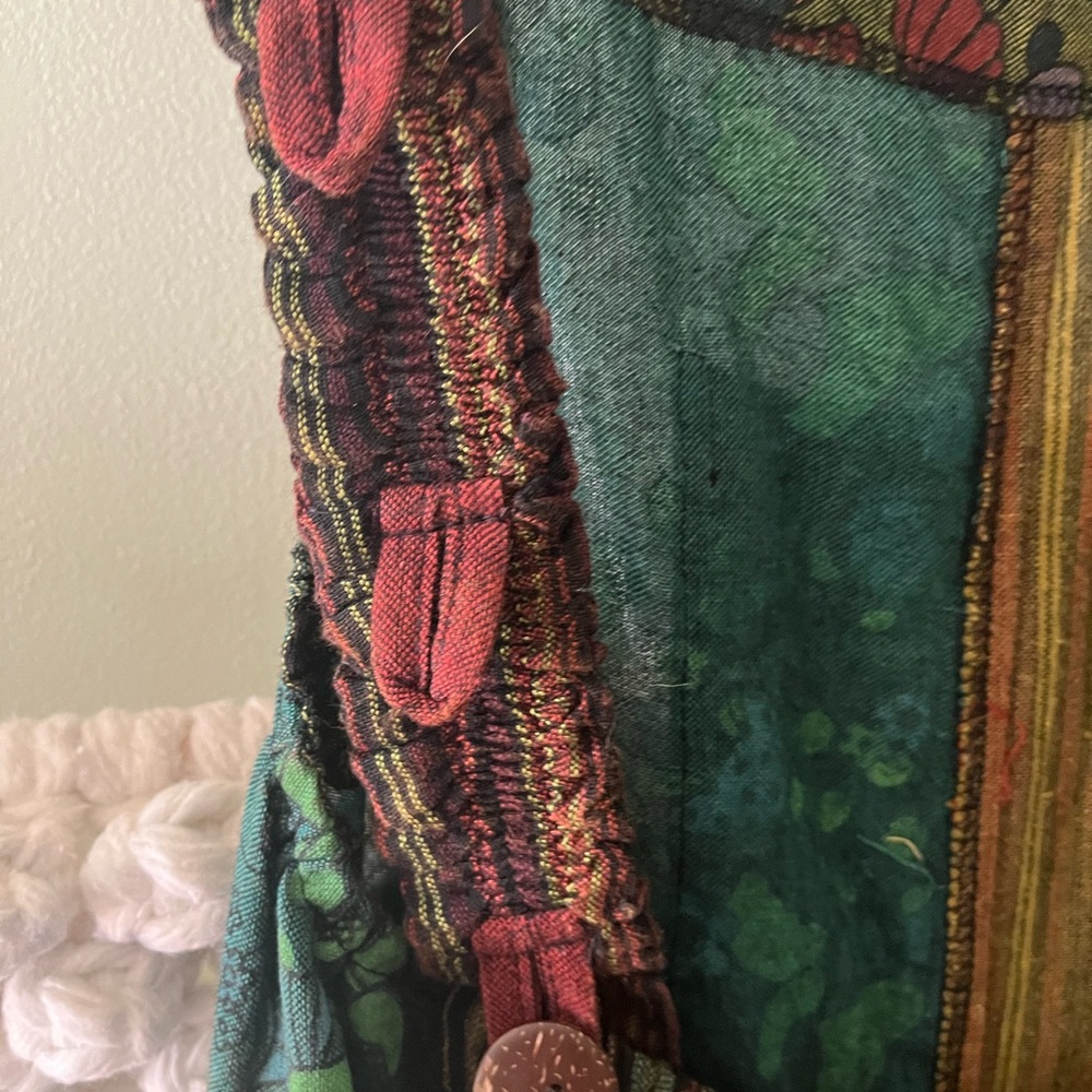 Colorful Patchwork jumpsuit with pockets - image 7